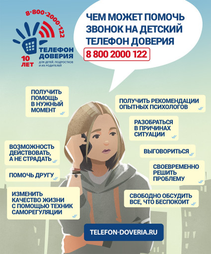 ТЕЛЕФОН ДОВЕРИЯ.